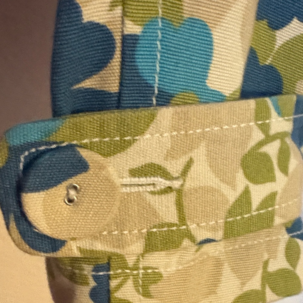 Old Navy Blue and Green Floral Coat - Picture 9 of 10